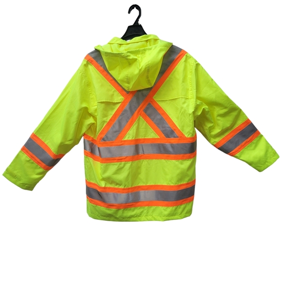 Work King Safety Rain Jacket Size Large - Picture 3 of 15